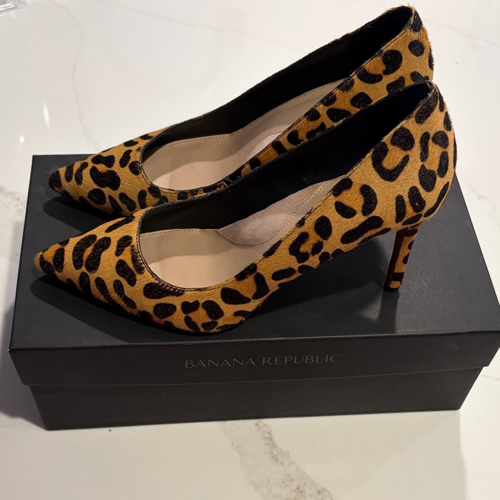 Banana Republic Animal Print Heels